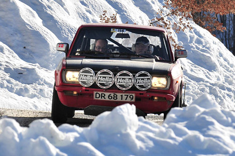 Lars Bækkelund og Arne Pagh, her på en specialetape med deres Fiat 128 Coupé, blev nummer seks sidste år. Kan de gøre det endnu bedre i 2011?